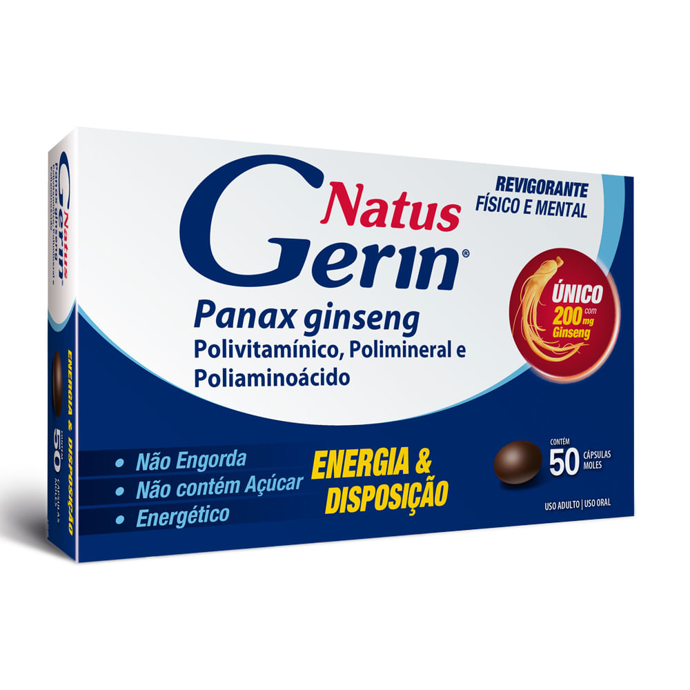 Natus Gerin com 50 Cápsulas