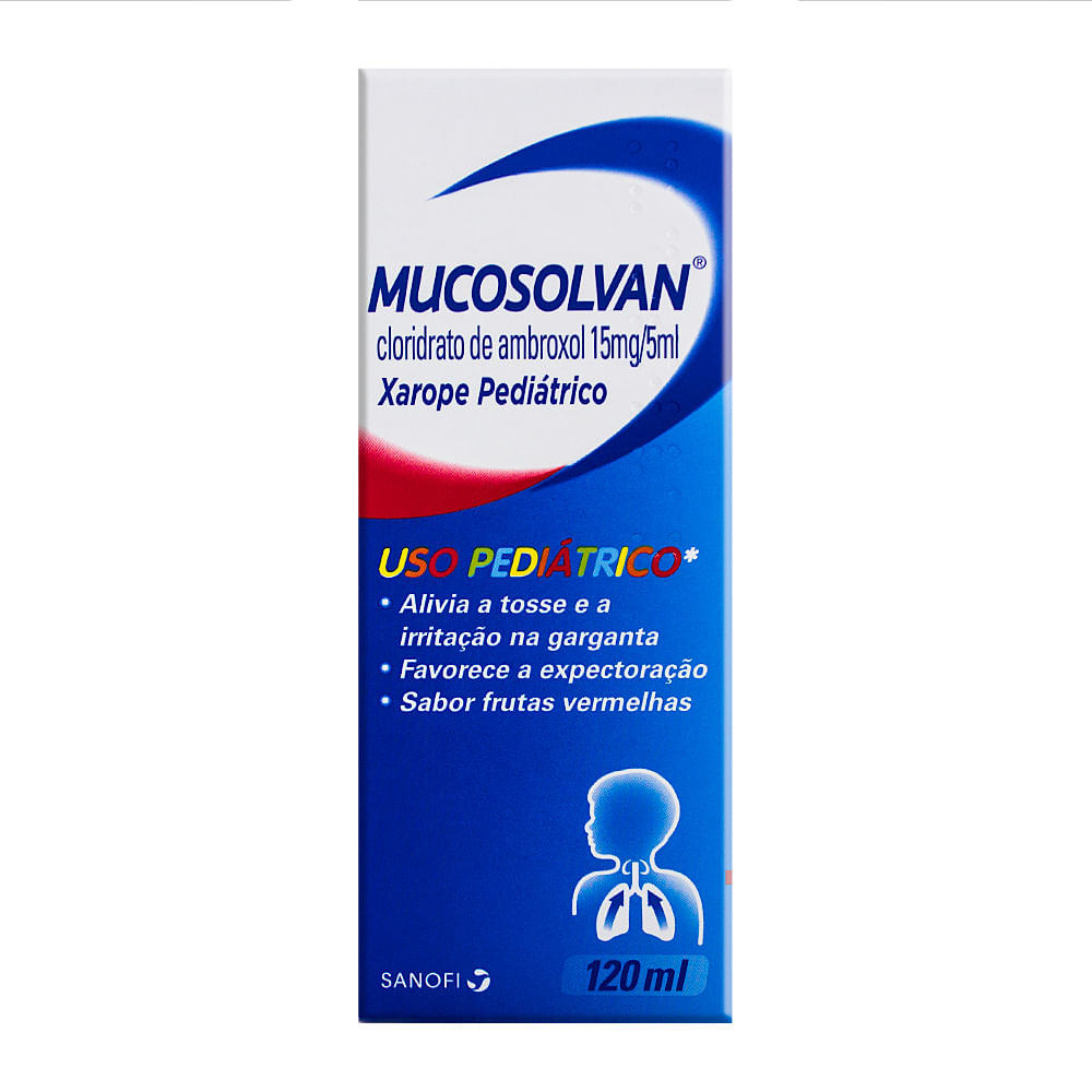 Mucosolvan 15mg/5ml Xarope Pediátrico com 120ml