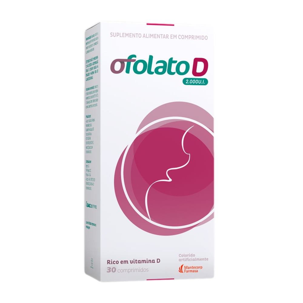 Ofolato D 2.000UI com 30 Comprimidos