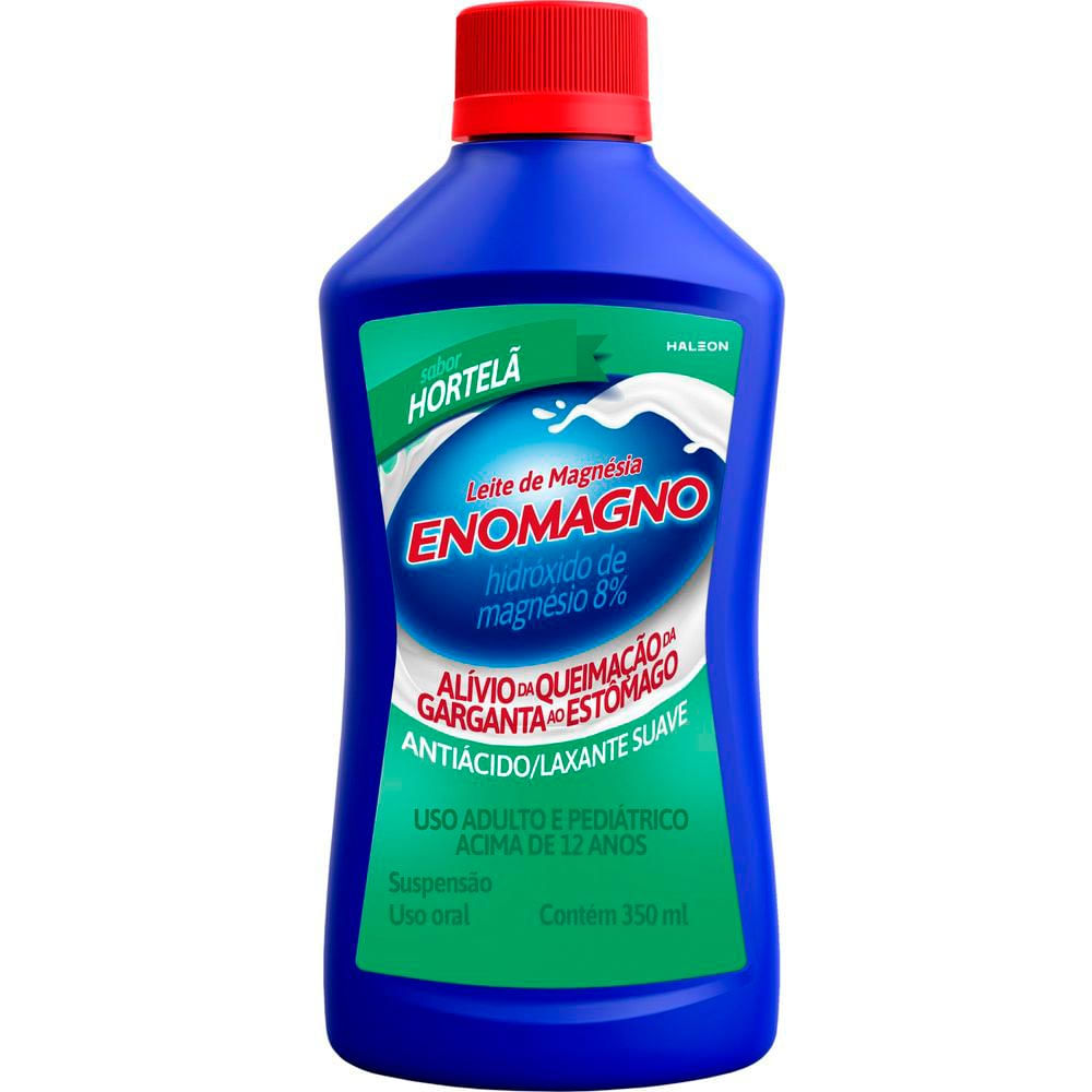Leite de Magnésia EnoMagno Sabor Hortelã 350ml