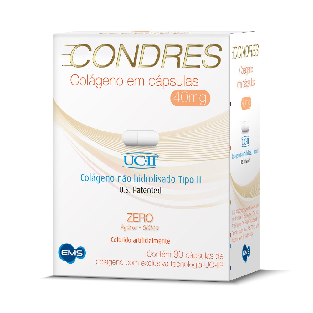 Colágeno 40mg Tipo 2  Condres 90 Cápsulas