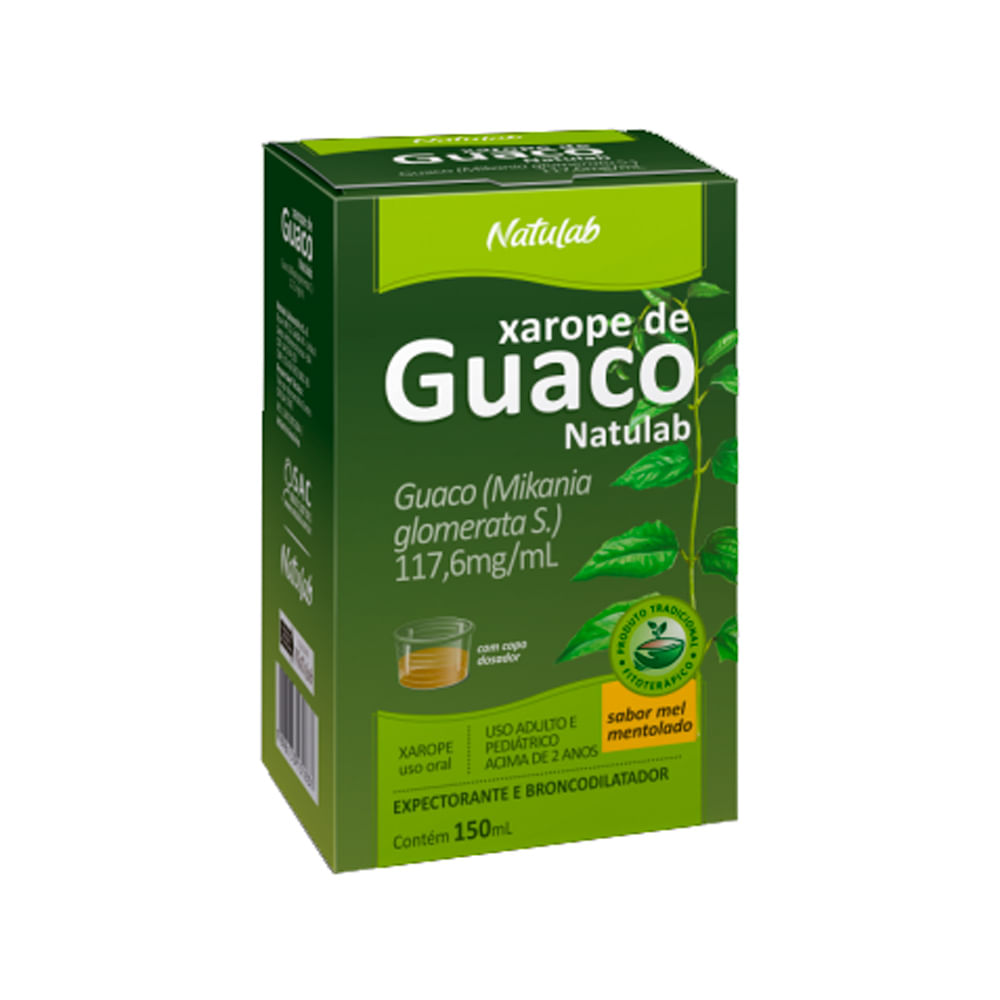 Xarope de Guaco Natulab com 150ml