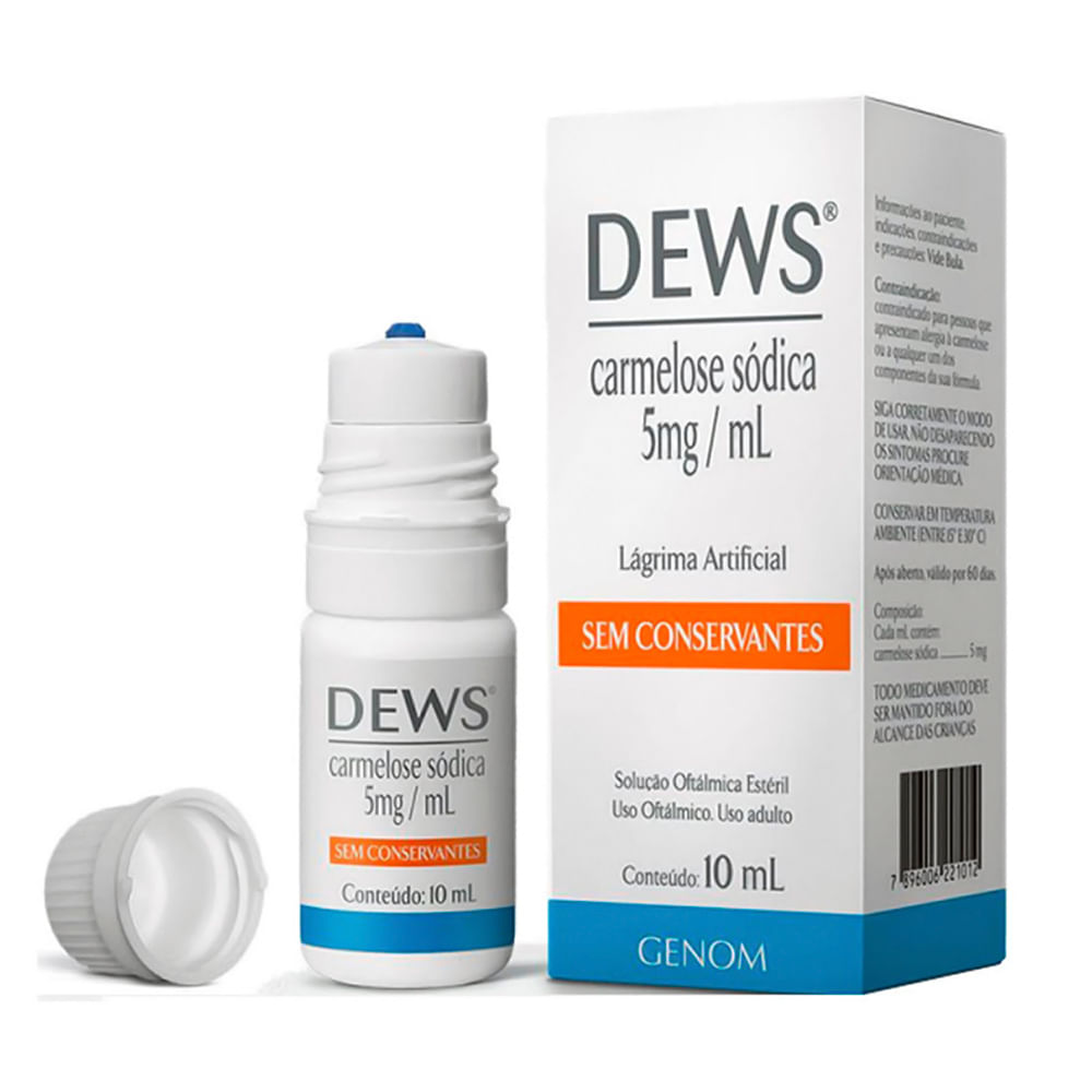 Dews 5mg/ml Solução Oftálmica Estéril Colírio 10ml