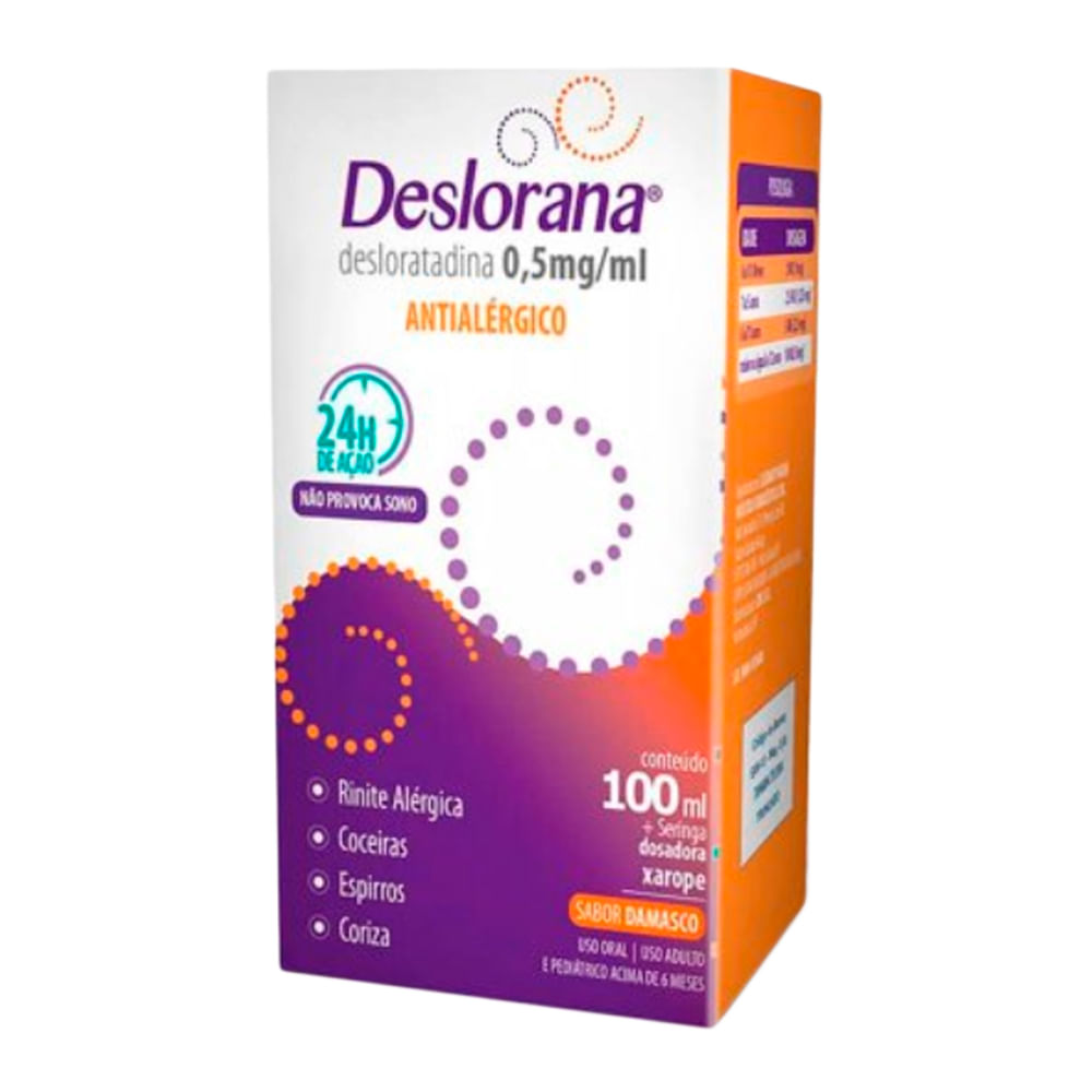 Deslorana 0,5mg Xarope 60ml