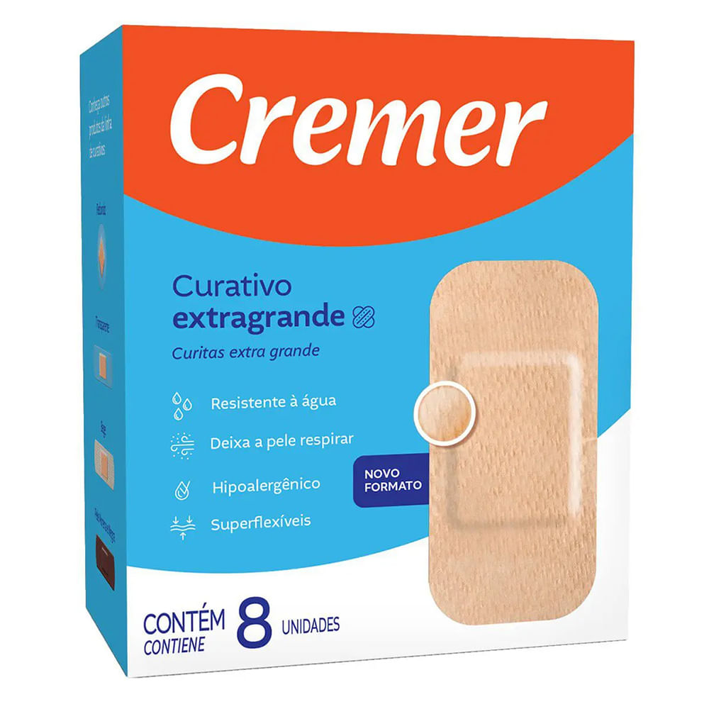 Curativo Cremer Extra Grande 8 Unidades