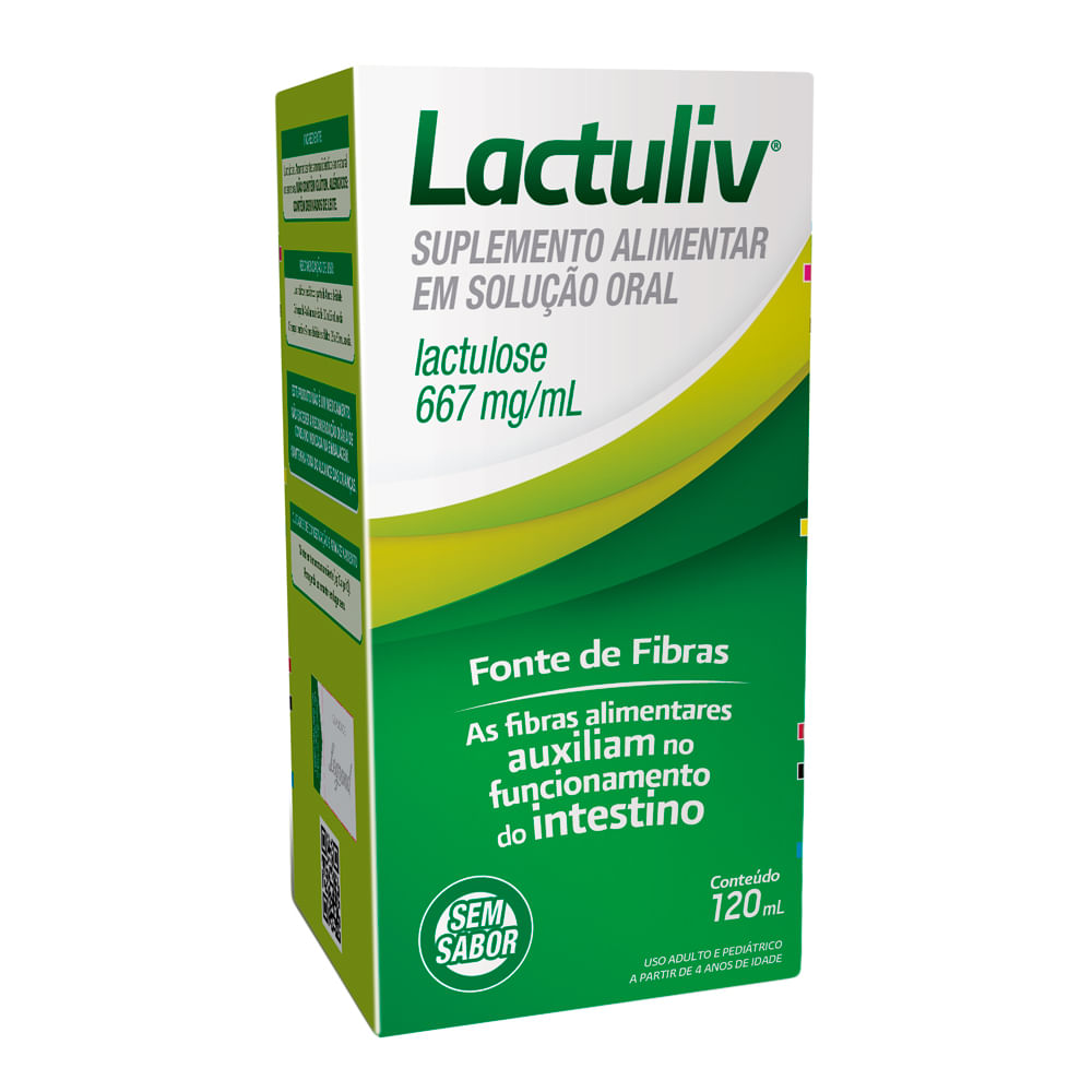Lactuliv Xarope Sem Sabor com 120ml