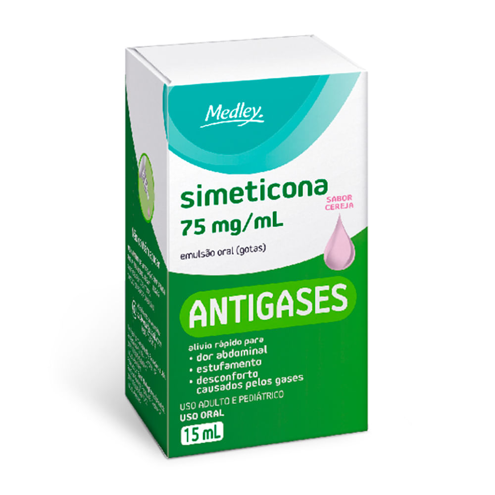 Simeticona 75mg/ml Medley Genérico Gotas com 15ml
