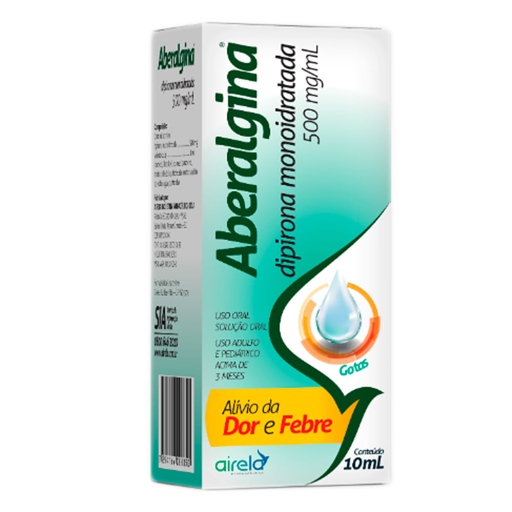 Aberalgina 500mg/ml Gotas 10ml