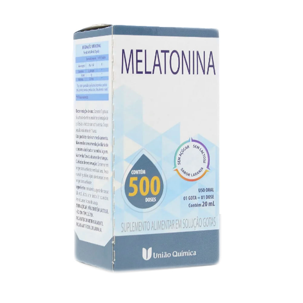 Melatonina Gotas Sabor Laranja 20ml