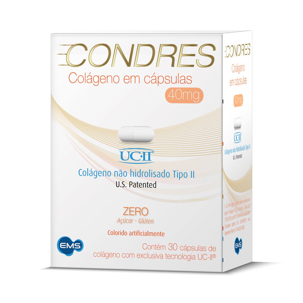 Colageno 40mg Tipo 2 Condres 30 Cápsulas