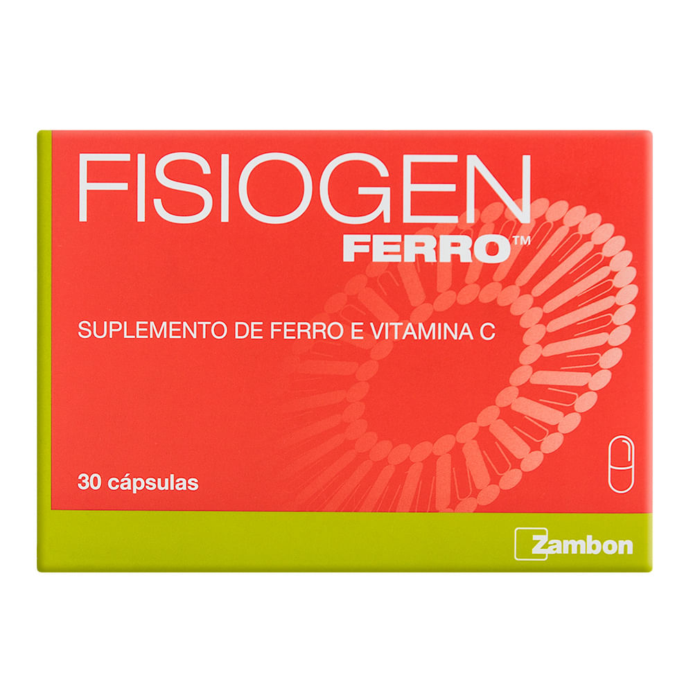 Fisiogen Ferro com 30 Cápsulas