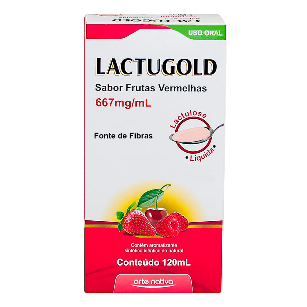 Lactugold Xarope Sabor Frutas Vermelhas com 120ml