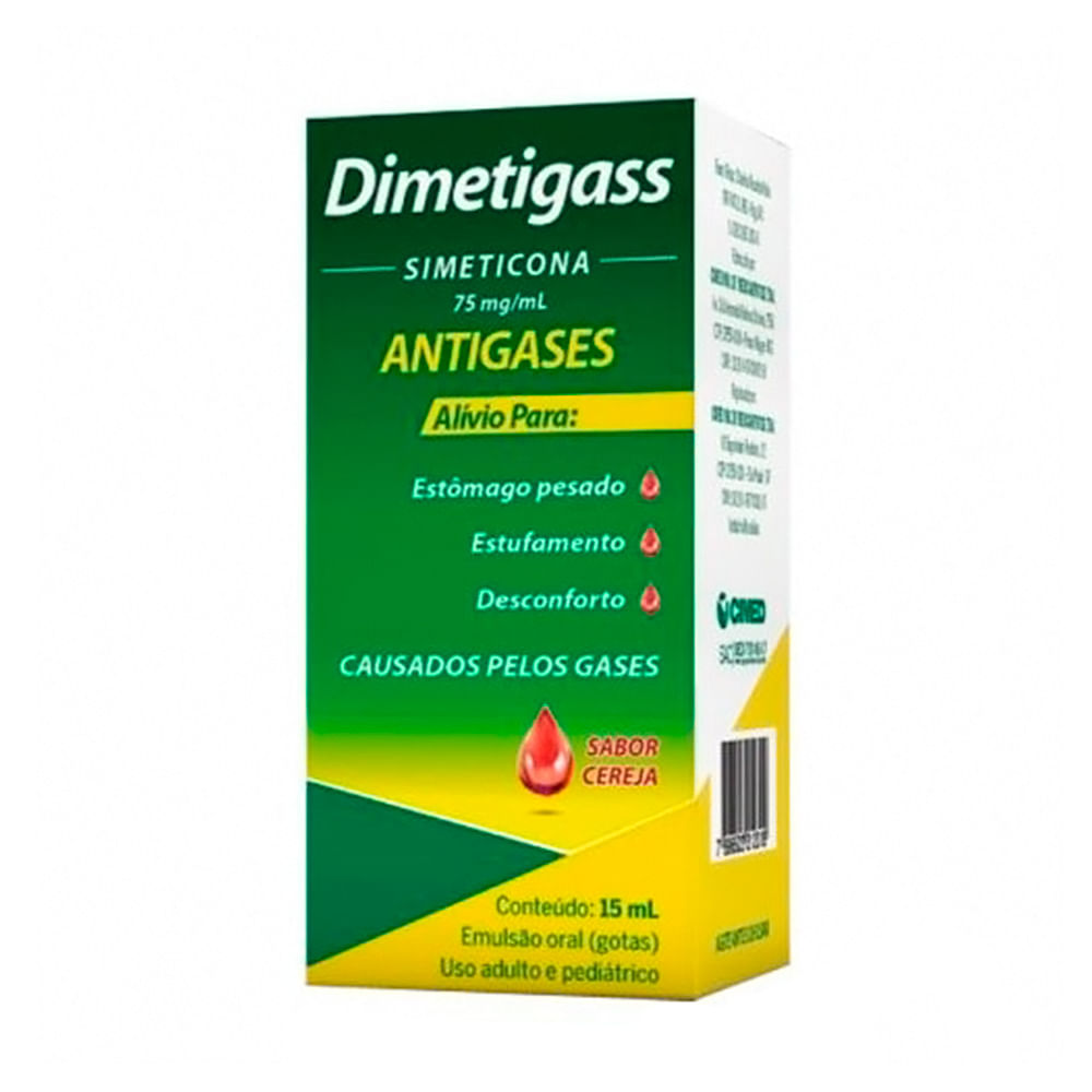 Dimetigass 75mg/ml Gotas com 15ml