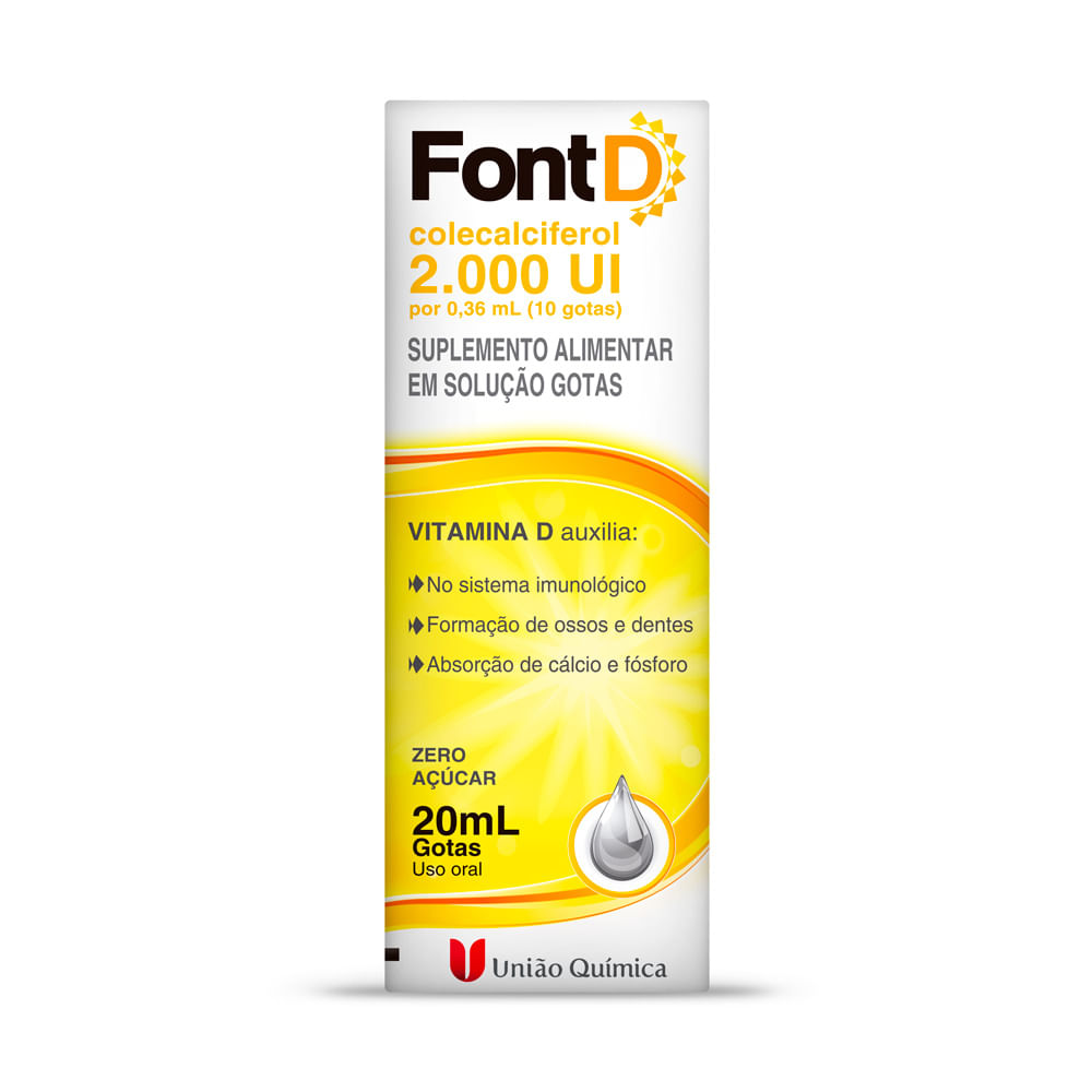 Font D Gotas com 20ml