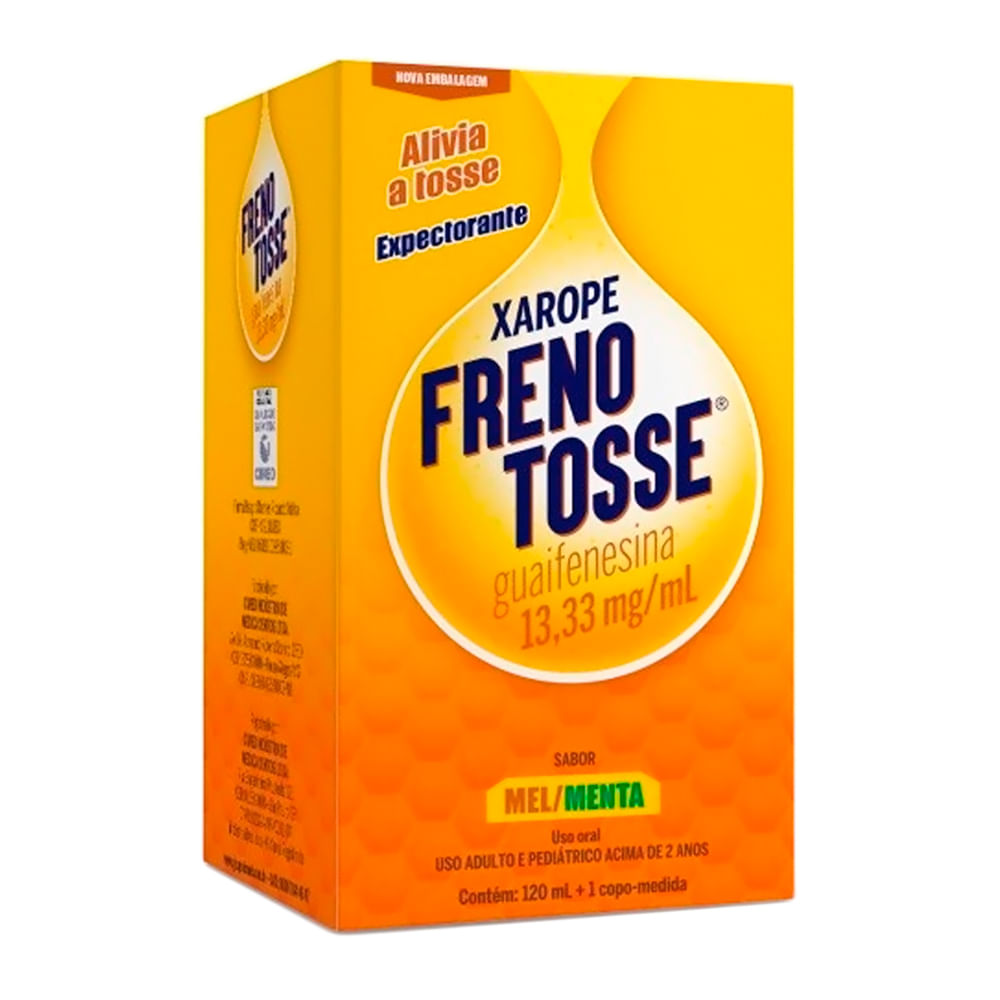 Frenotosse Xarope Sabor Mel/Menta 120ml