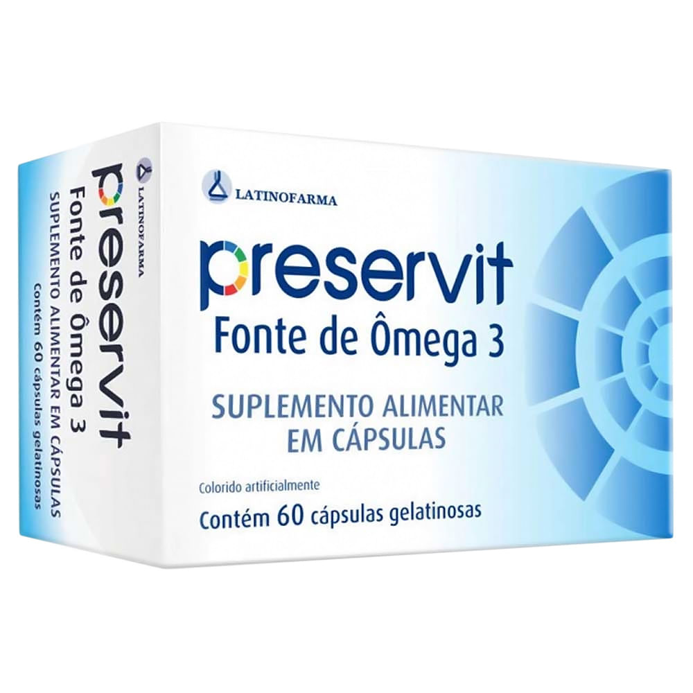 Preservit Ômega 3 com 60 Cápsulas Gelatinosas