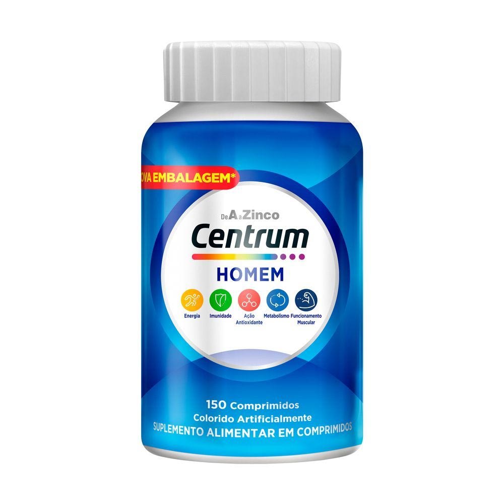 Centrum Homem A a Zinco com 150 Comprimidos