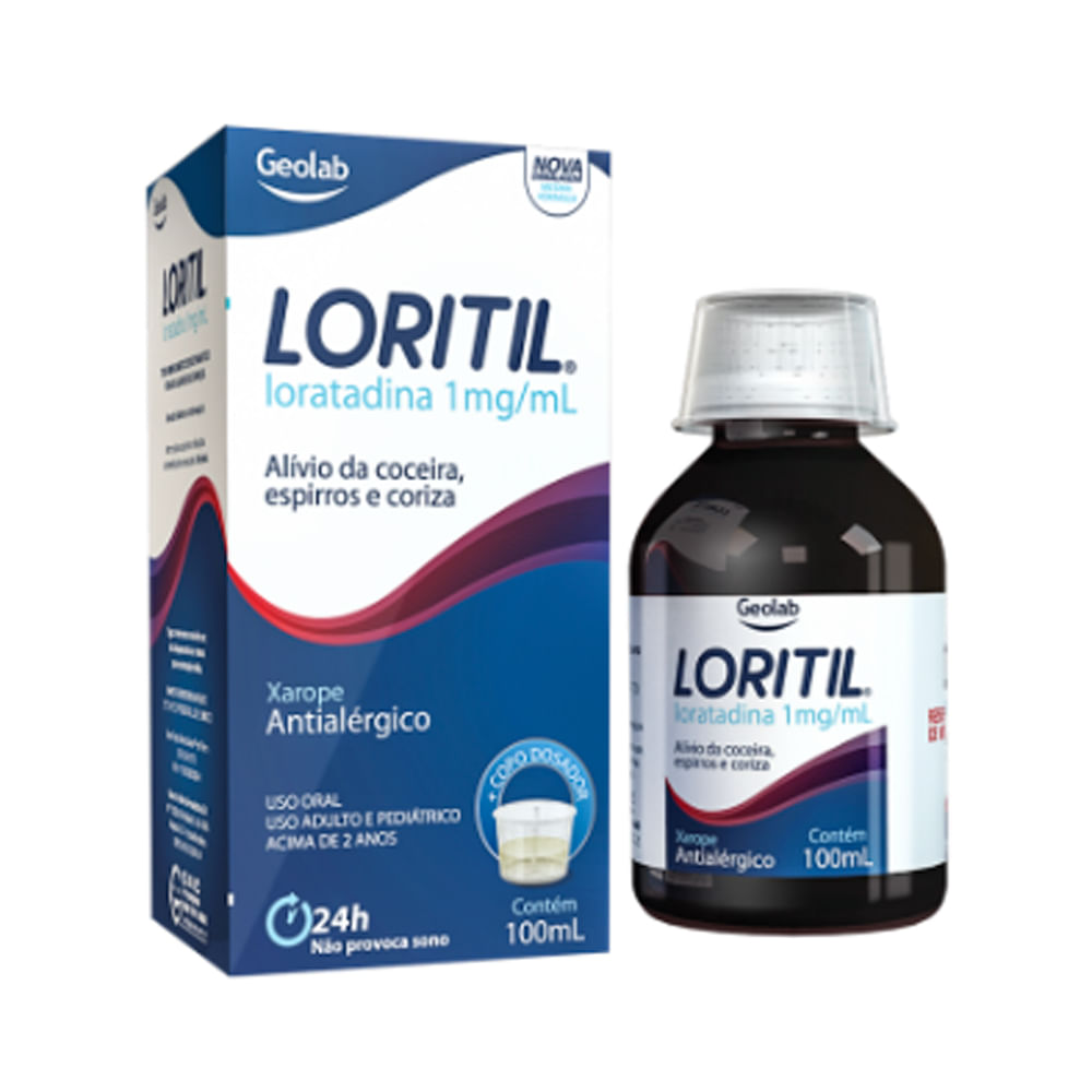 Loritil Xarope 1mg/ml com 100ml