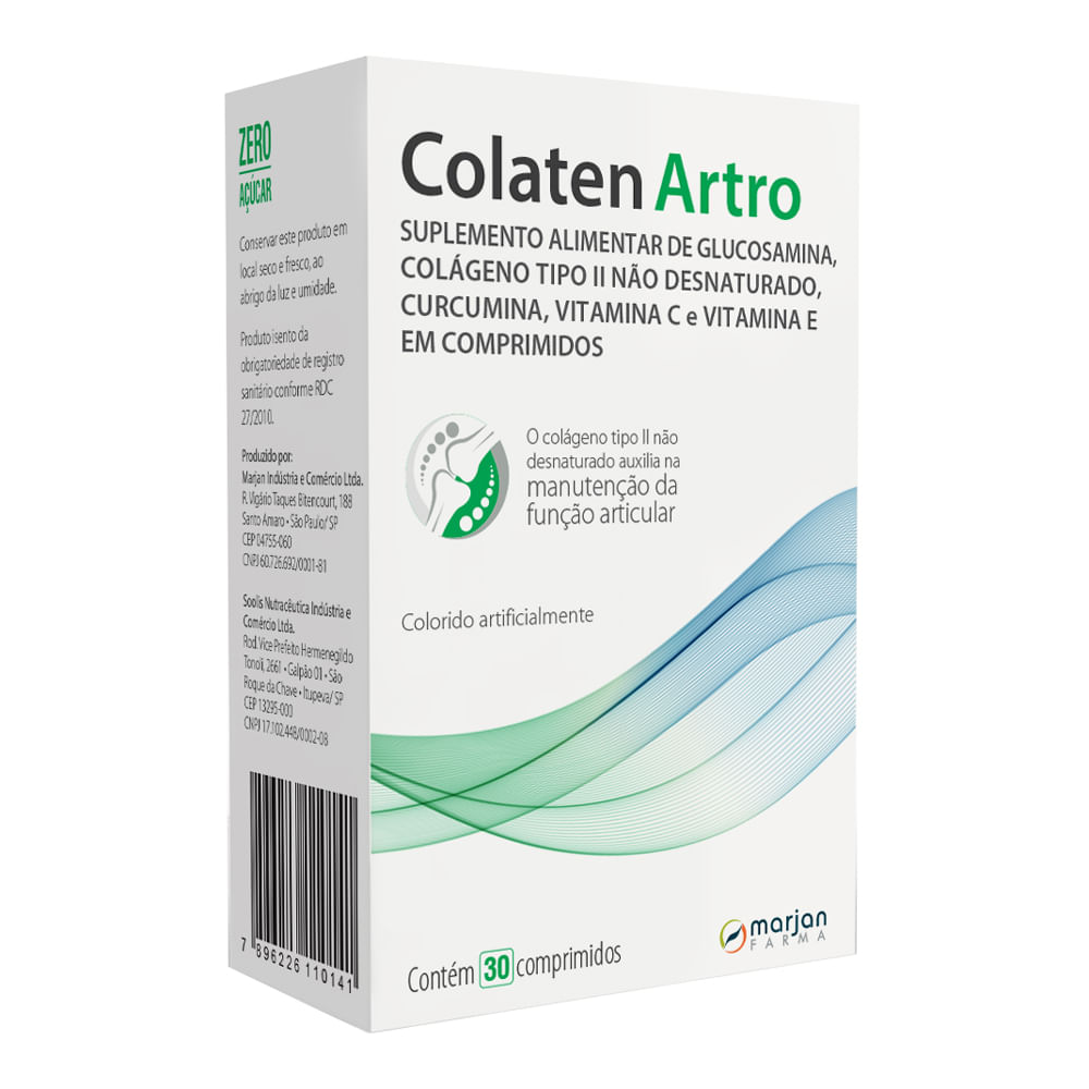 Colaten Artro com 30 Comprimidos
