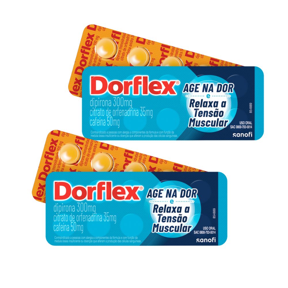Kit 2 Analgésico Dorflex 10 Comprimidos