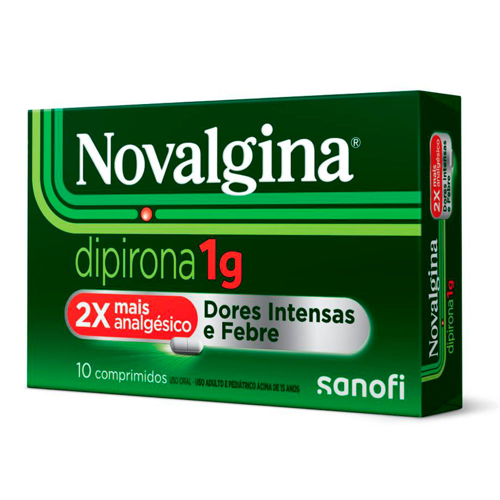Novalgina 1G 10 Comprimidos Dipirona