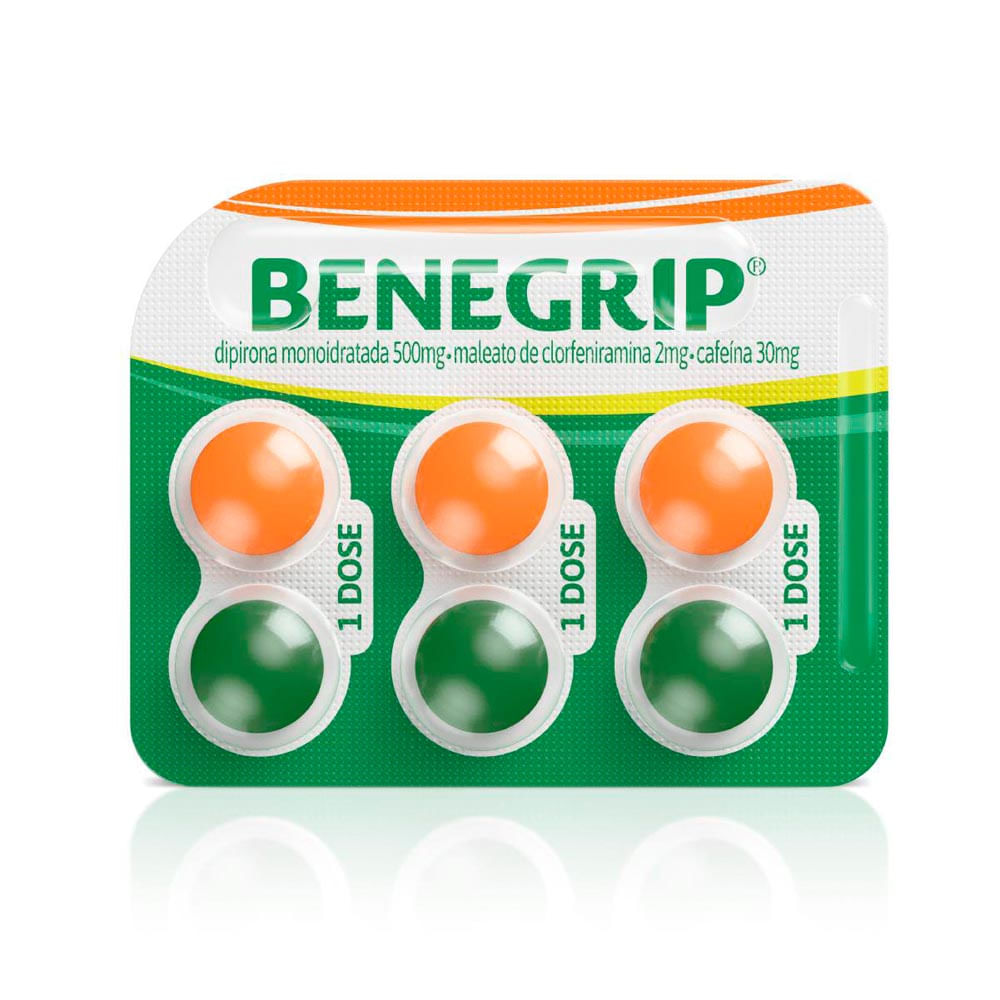 Antigripal Benegrip Blister com  6 Comprimidos