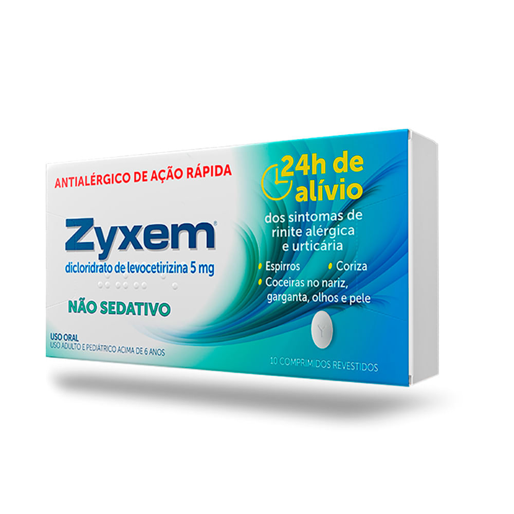 Zyxem com 10 Comprimidos Revestidos