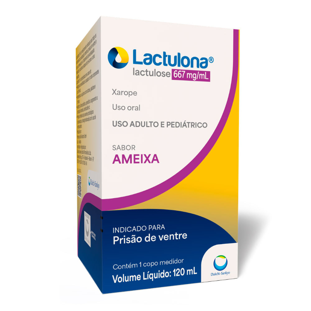 Lactulona Xarope Sabor Ameixa com 120ml