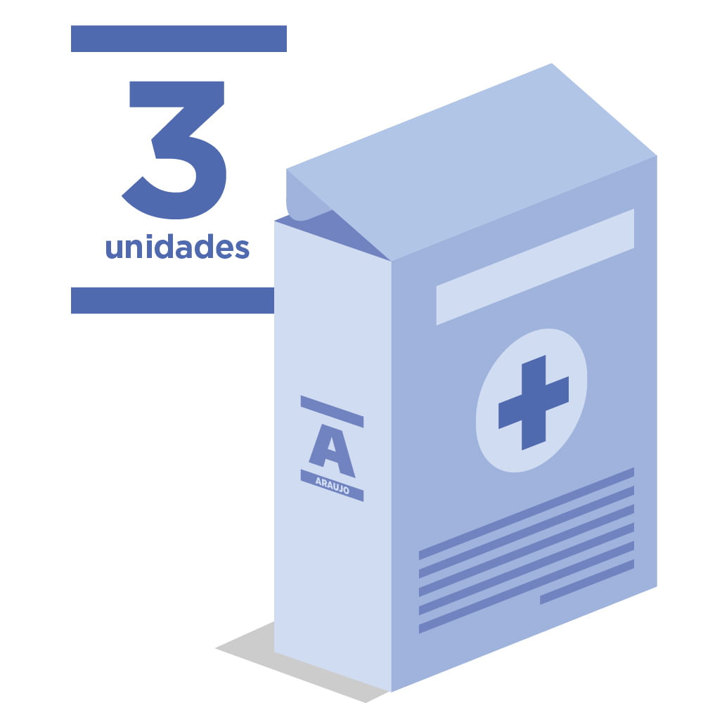 Kit 3 Glifage XR 500mg com 30 Comprimidos de Liberação Prolongada